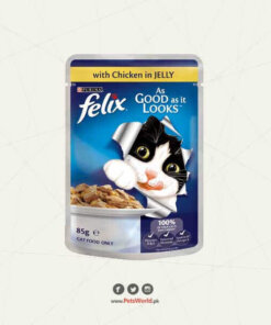 Purina Felix Chicken in Jelly Wet Cat Food Pouch