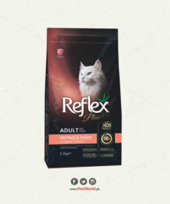 Reflex Plus Adult Cat Food Hairball & Indoor with Salmon