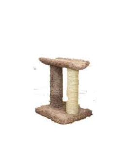 Double pole with Curve top Scratching Post