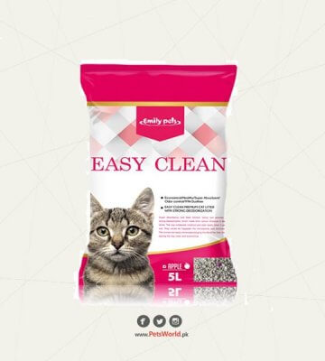 Emily pets Easy Clean Litter-Scented