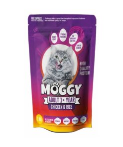 moggy adult cat food chicken and rice 1kg
