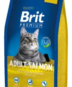 Brit premium adult salmon cat food