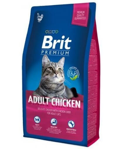 Brit premium adult chicken food
