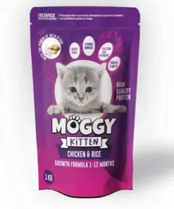 Moggy cat food | Moggy adult cat food| Chicken and rice cat food | Best cat food in Pakistan | Cat food for healthy digestion