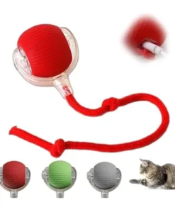Rolling Vibrating Bounce Ball Toy For Cats & Dogs